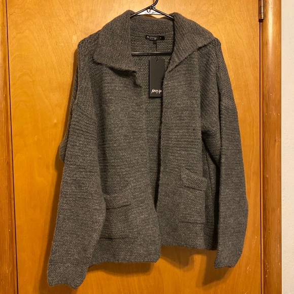 Nasty Gal Sweaters - NWT ribbed cardigan nasty gal